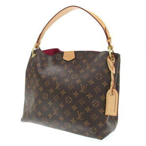Louis Vuitton Monogram Graceful Shoulder Bag Brown Pivoine Canvas